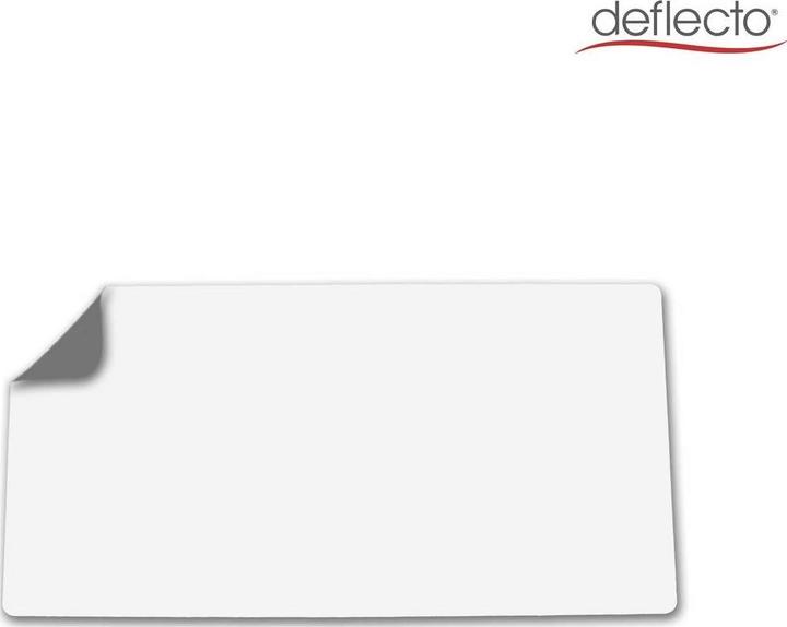 Actual product image Deflecto Schreibtischunterlage Kunstleder, Leder, PVC Grau, Weiss (120 x 60 cm)