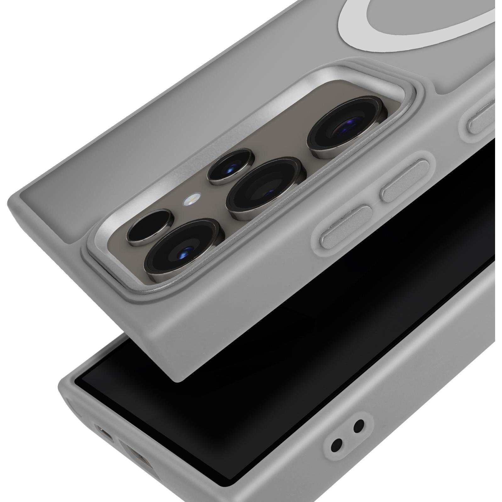 Thumbnail - Avizar Frost Color Case (Samsung Galaxy S24 Ultra), Smartphone Hülle, Grau