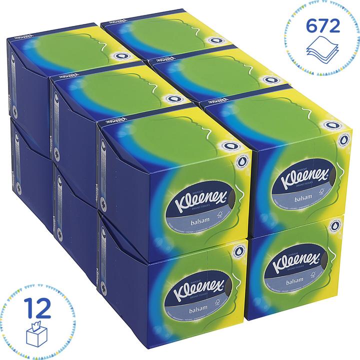 Image du produit Kimberly-Clark Cube de mouchoirs en papier KLEENEX blanc