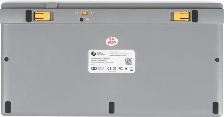Productafbeelding Bakker Elkhuizen BakkerElkhuizen Keyboard UltraBoard 950 V2 Wireless (DE) detailhandel (DE, Bedraad, Draadloze)