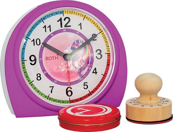 Produktbild Roth Kinderwecker & Stempel-Set "Einhornportrait"