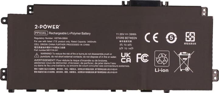 Produktbild 2-Power Main Battery Pack 11.55V 3400mAh (3400 mAh)