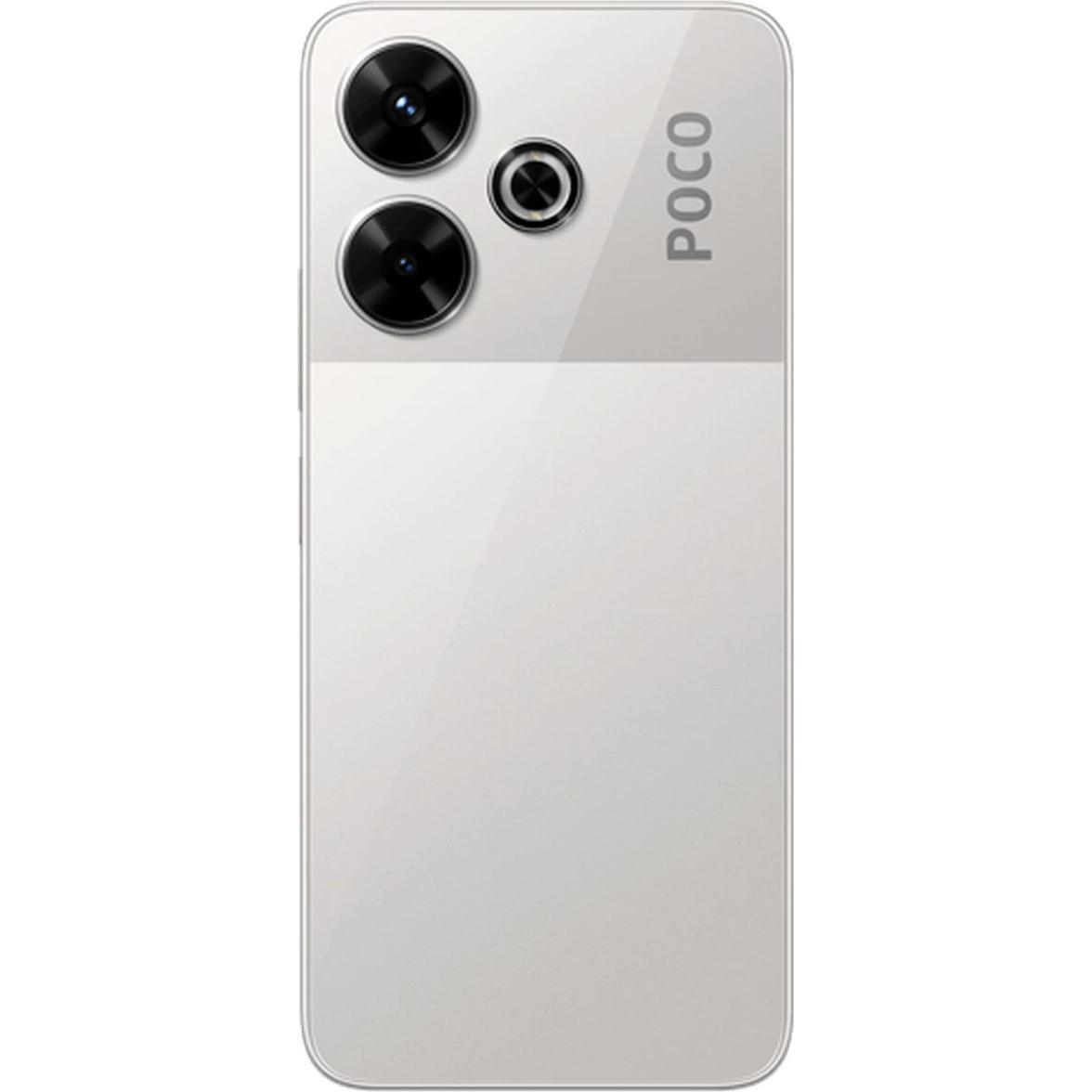 Thumbnail - Xiaomi Poco M6 EU (128 GB, Silver, 6.79", Dual SIM, 108 Mpx, 4G), Smartphone, Silber