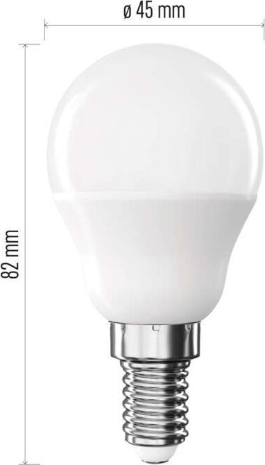 Produktbild Emos LED Lampe Classic Mini Globe / E14 / 6,5 W (60 W) / 806 lm / Neutral Weiss (E14, 806 lm, 1 x)