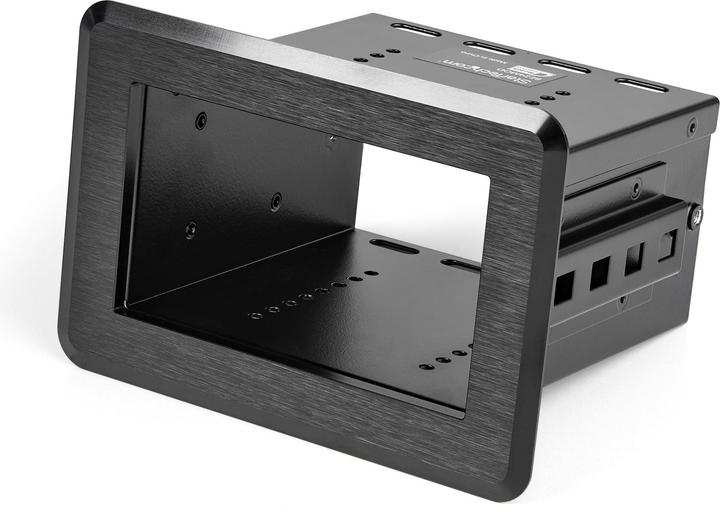 Produktbild StarTech Konferenztisch-Konnektivitätsbox mit Laptop-Docking - 4K HDMI - USB-C / USB-A PD - Konf (USB-A, USB-C, 1 Port)