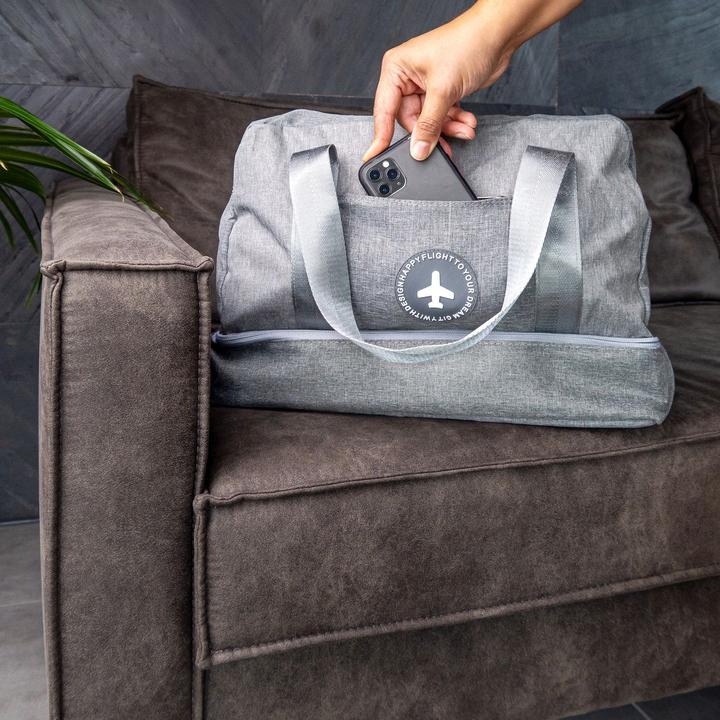 Produktbild Intirilife Wasserfeste Reisetasche in GRAU