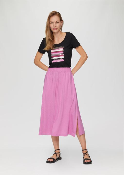 Produktbild S.Oliver Rock Midi-Rock in Melange-Optik aus Jersey im Relaxed Fit (44)