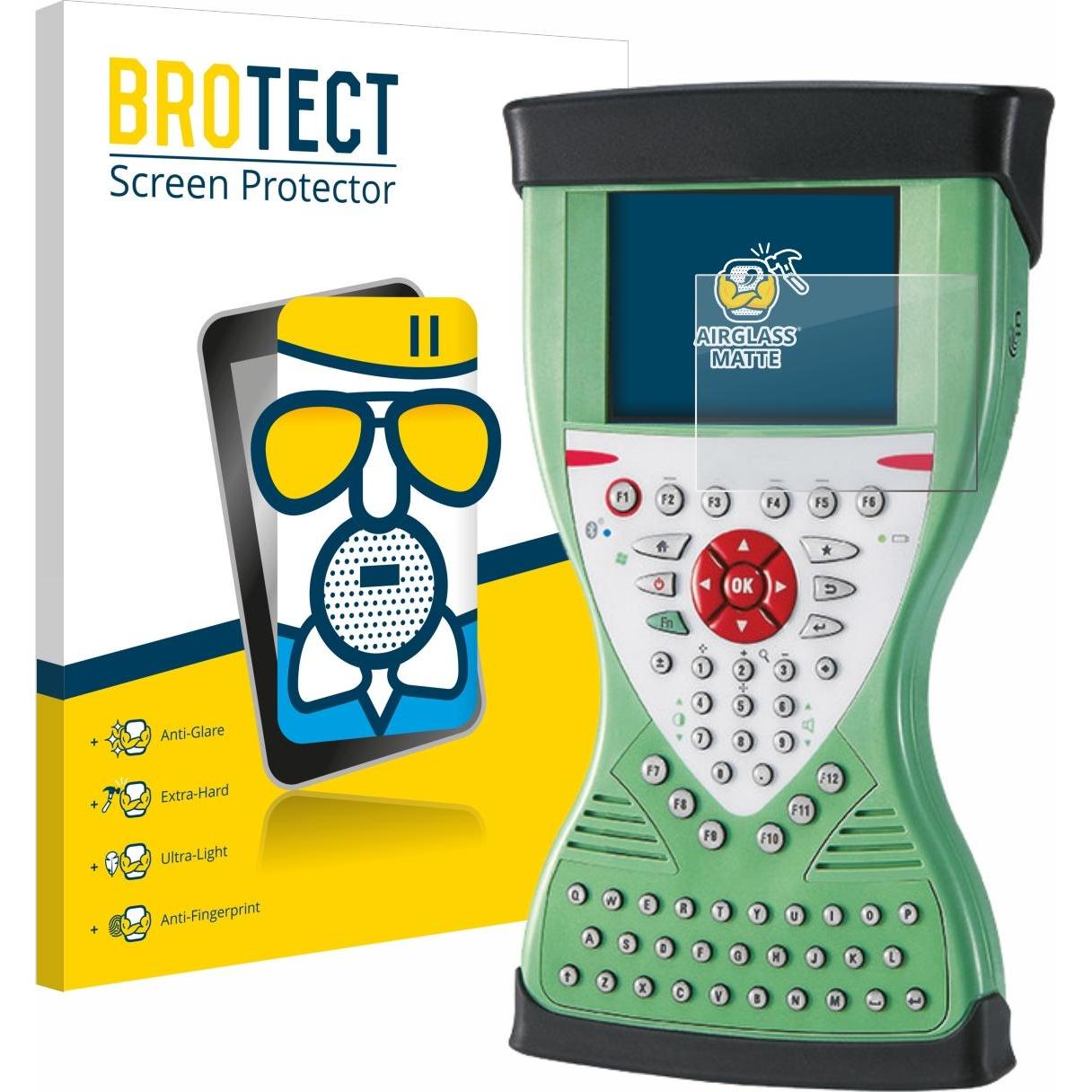 BROTECT Schutzglas Schutzfolie Glas Folie Displayschutz matt (Displayschutz), Kameraschutz, Grau