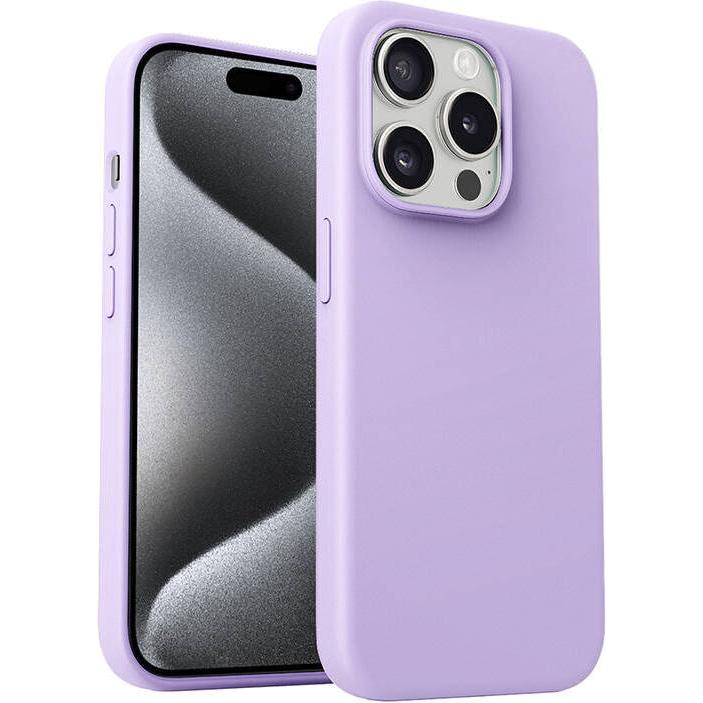 Aukey PC-GJ10C case for iPhone 15 Pro (lilac) (Apple iPhone 15 Pro), Smartphone Hülle, Violett