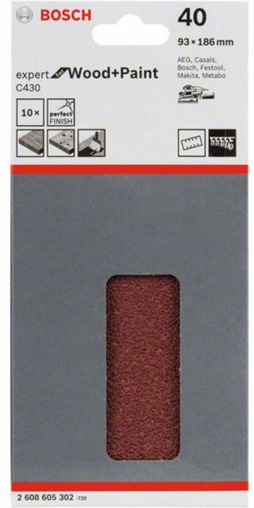 Produktbild Bosch Professional Zubehör Schleifblatt C430 (40)