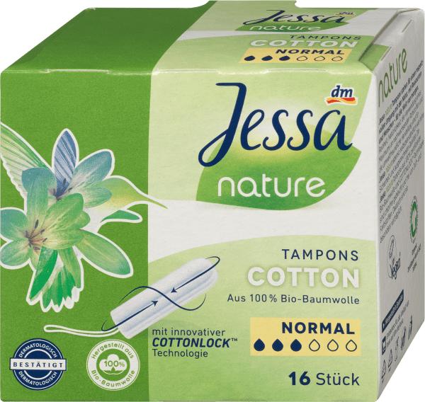 Produktbild dm Jessa Tampons Cotton Normal nature (16 x, Normal)