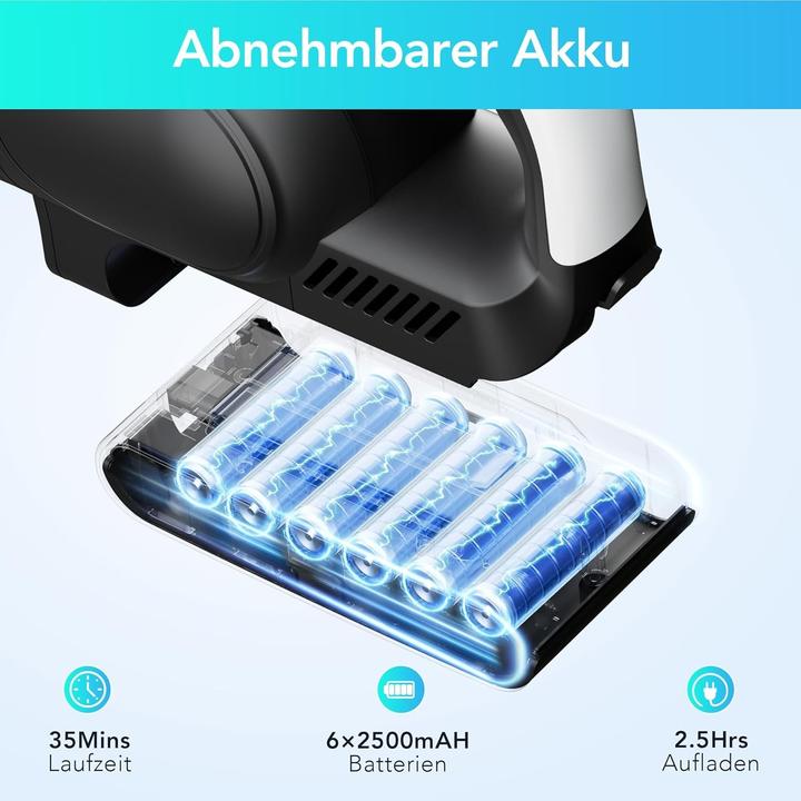 Produktbild GöSol Aspirapolvere a Batteria con Sistema di Svuotamento Automatico