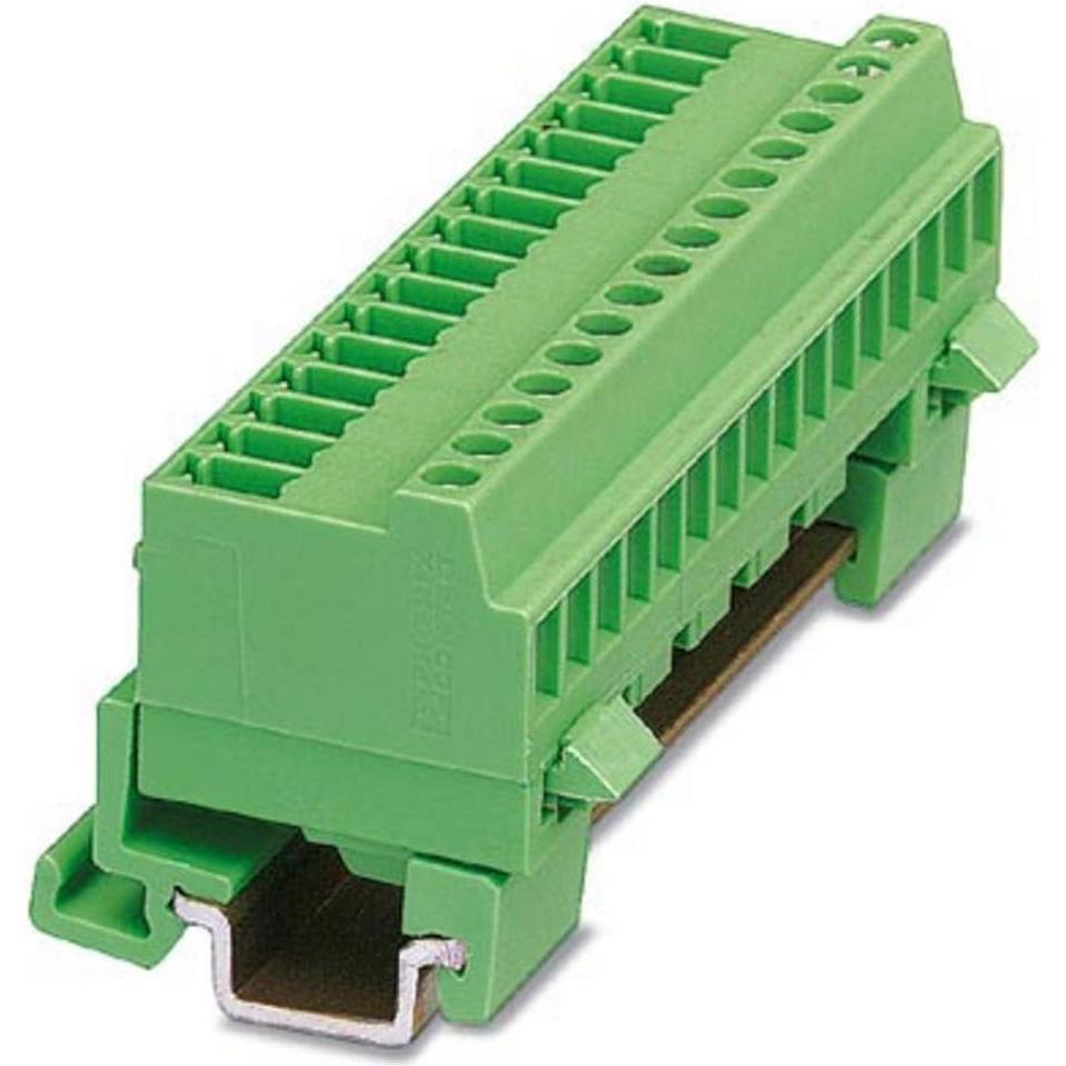 Phoenix Contact Striscia di base per PCB, Cavo + Spina elettrica, Verde