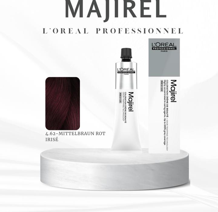 Actual product image L'Oréal Professionnel Majir. Red 4.62 60ml (4.62 Medium Brown Red Irisé)