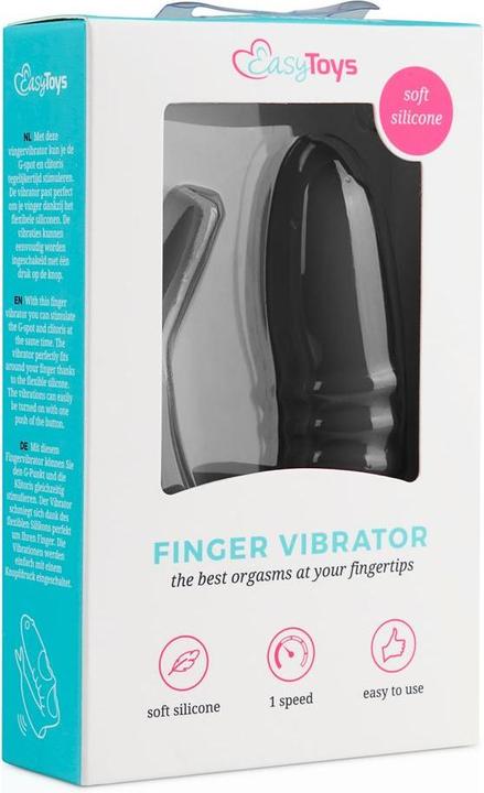 Image du produit Easytoys Vibromasseur à doigt noir