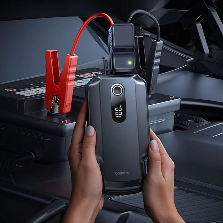 Immagine prodotto Baseus - Car Jump Starter Super Energy Max (C0120500) - 20000mAh, 12V - Cosmic Black (8000 A, 20000 mAh)