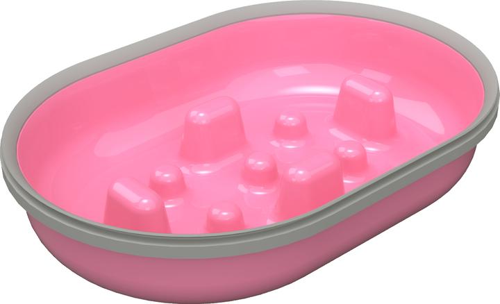 Produktbild Sure PetCare Foderskål Slow til Surefeed, Pink - brun box, 2 stk.