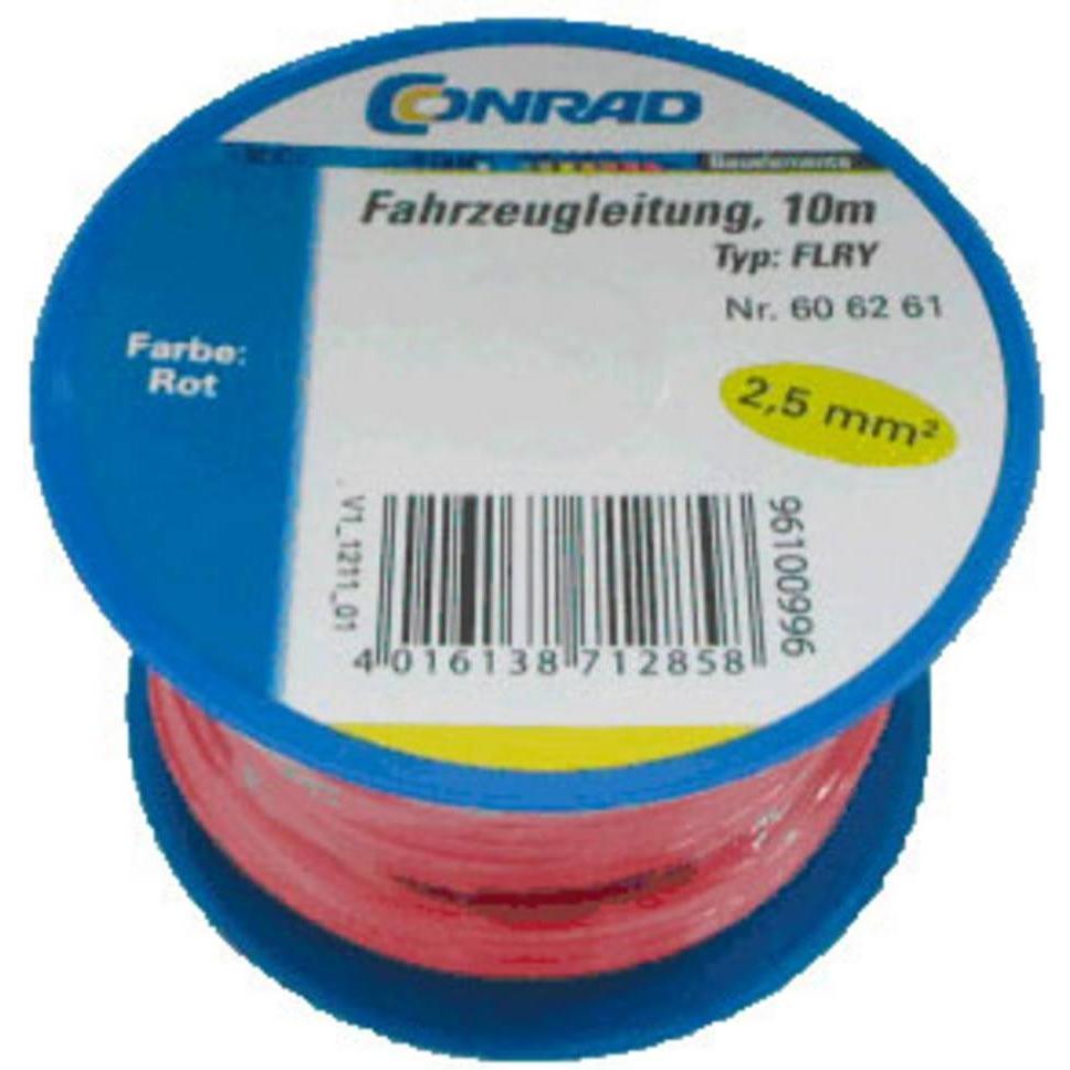 Conrad Components, Kabelleitung, Fahrzeugleitung FLRY-B 1 x 2.5 (10 m)