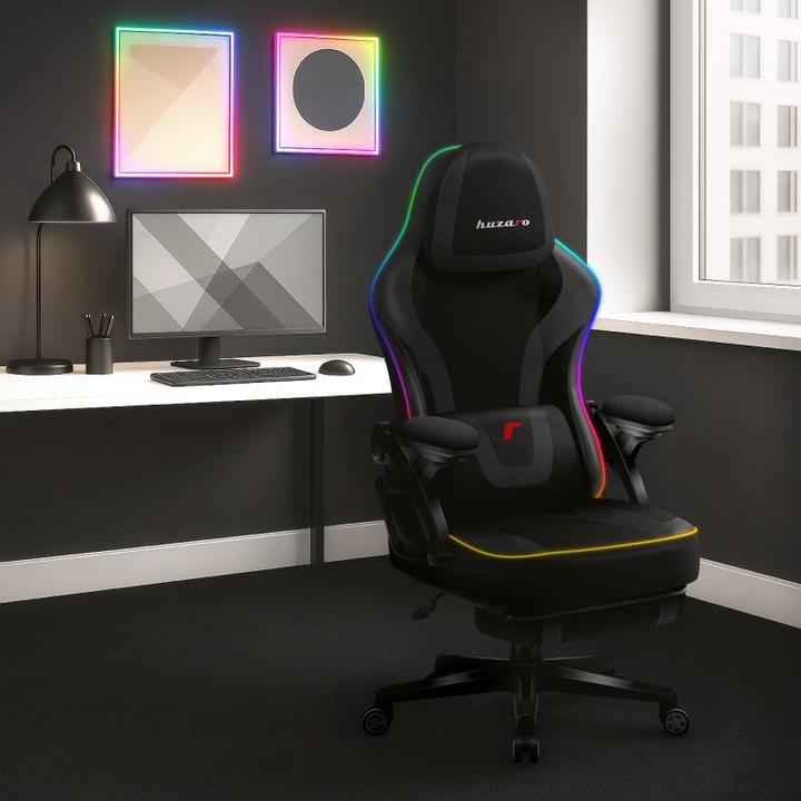 Produktbild Huzaro Fotel gamingowy Force 4.6 RGB Black Mesh
