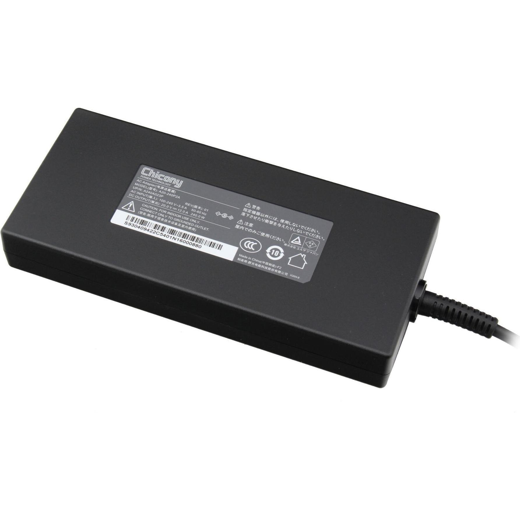 MSI S93-0409421-C54 (240 W), Notebook Netzteil, Schwarz