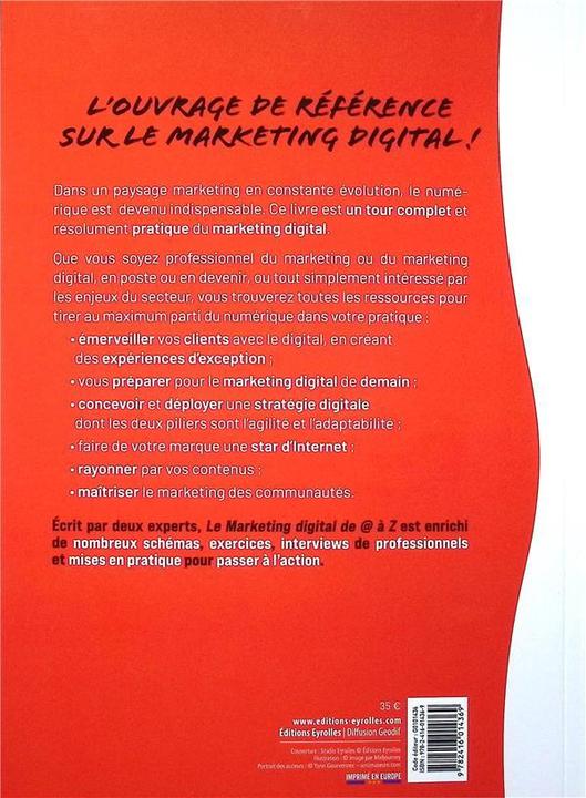 Produktbild Eyrolles Le Marketing Digital de a Z: Strategie et Outils Pour Mieux (Französisch, Kratiroff Hubert, Gourvennec Yann, 2024)