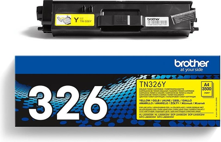 Actual product image Brother Tn-326y (Y)
