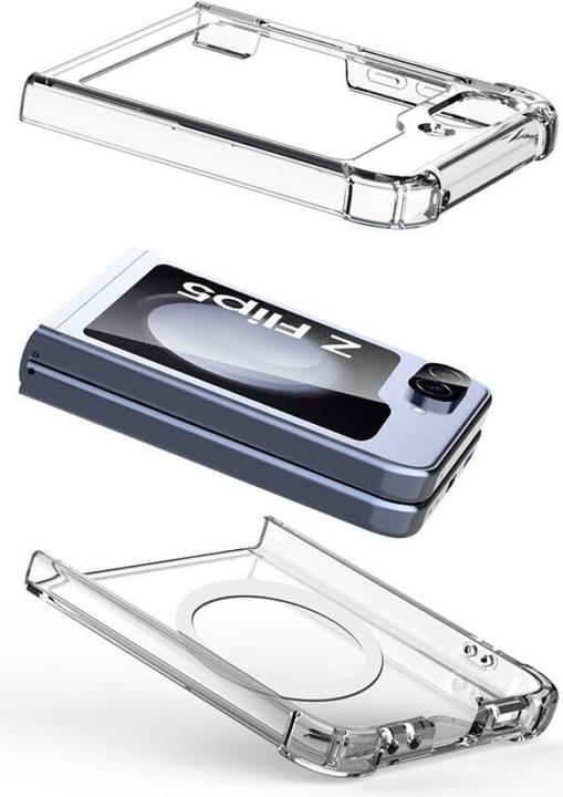 Image du produit Screenguard Étui magnétique Samsung Galaxy Z Flip5 Clear Case MagSafe Cover (Samsung Galaxy Z Flip5)