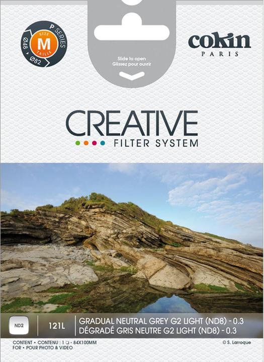 Immagine prodotto Cokin Filtro P121L Corso 2 ND 2 (84 mm, Filtri graduati grigi, 82 mm)