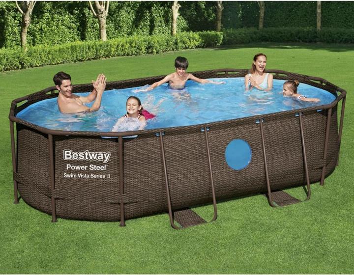 Produktbild Diverse Hardware Bestway Power Steel Swimmingpool-Set 427x250x100 cm (427 x 250 x 100 cm)