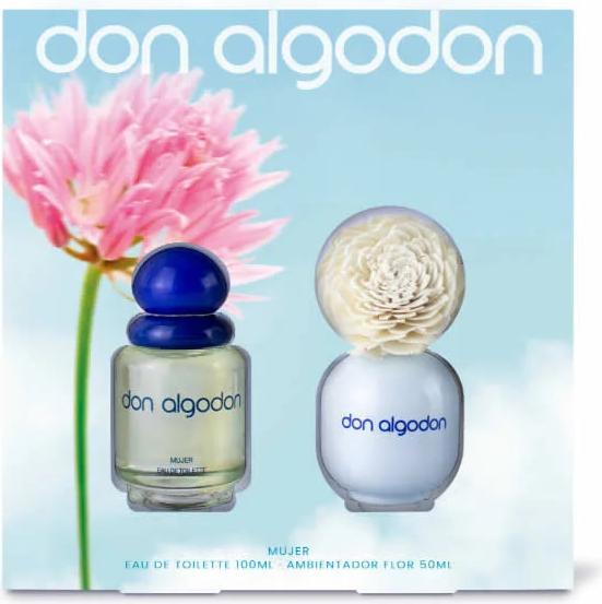 Actual product image Don Algodon Don Algodón e T 100 Spray Ambient Flor (Perfume set)
