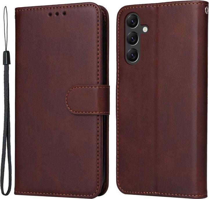 Cover-Discount Galaxy A15 - Premium Handyhülle Etui braun (Samsung Galaxy A15)