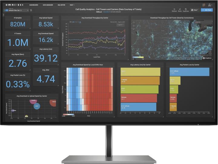 HP Z27q G3 QHD – 27" 2560x1440 QHD 350-nit AG, IPS, DisplayPort (2560 x 1440 Pixel, 27")