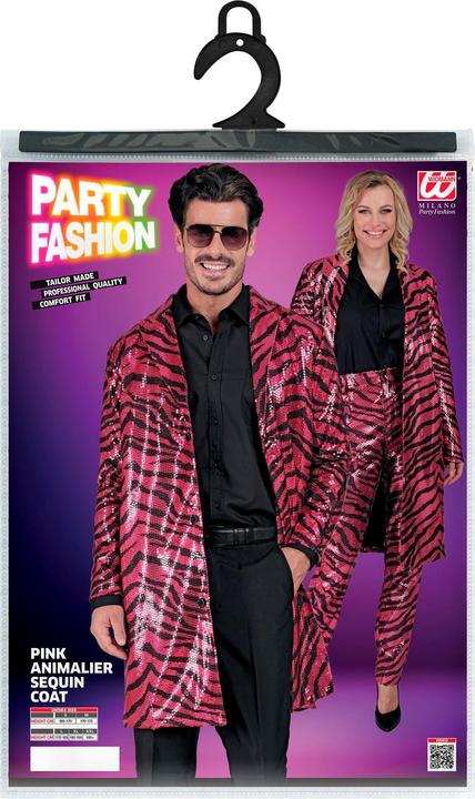 Immagine prodotto Widmann Cappotto di paillettes con motivo zebrato rosa (S, M)