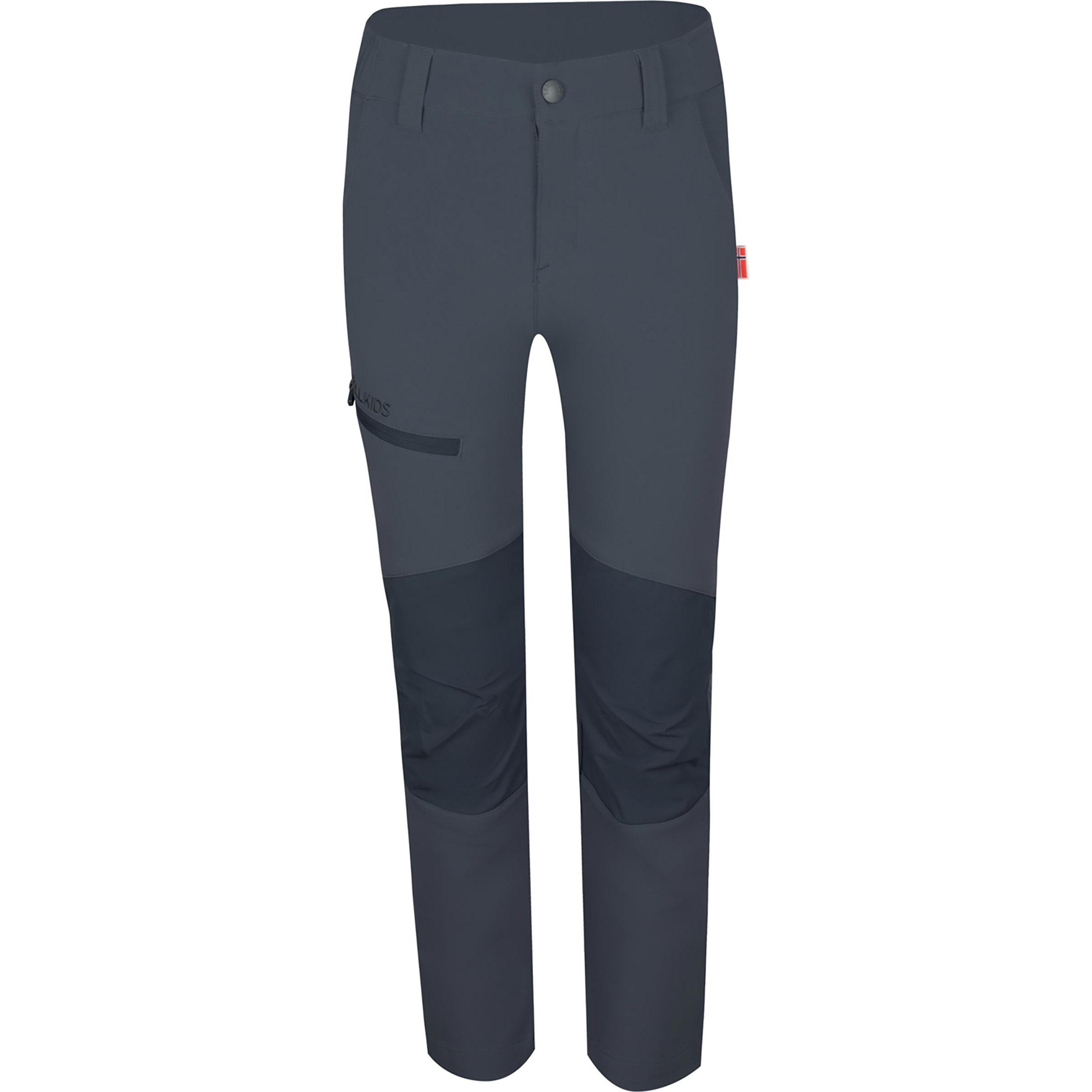 Trollkids, Unisex, Outdoorhose, Lysefjord XT Hose (110), Grau, 110