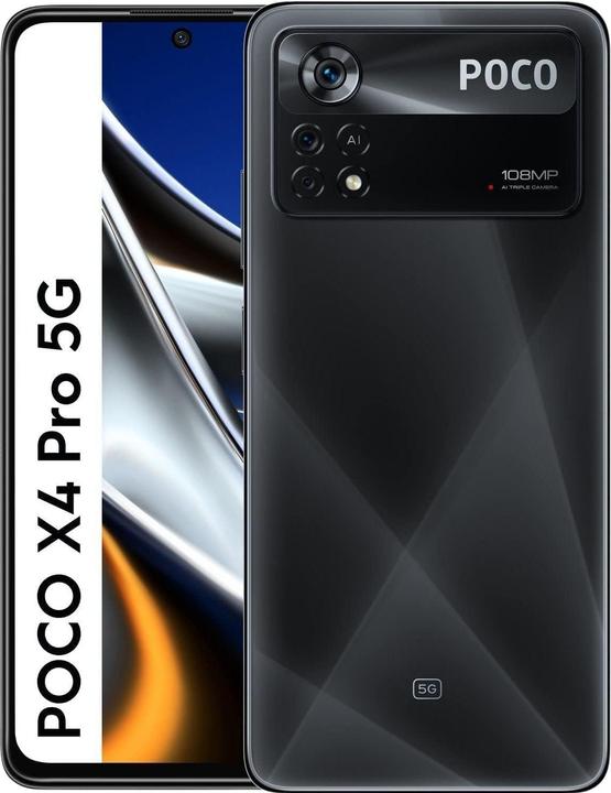 Produktbild Xiaomi Poco X4 Pro 5G (128 GB, Laser Black, 6.67", Hybrid Dual SIM, 5G)