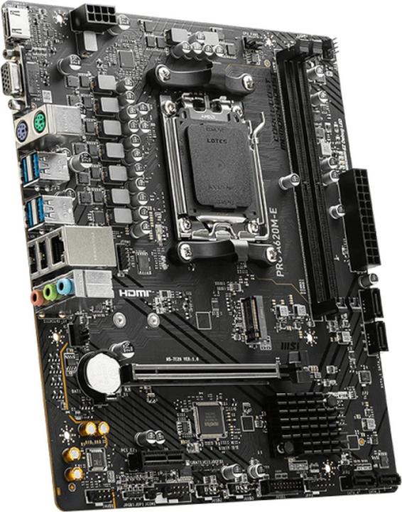 Produktbild MSI Pro A620M-E (AM5, AMD A620, mATX)