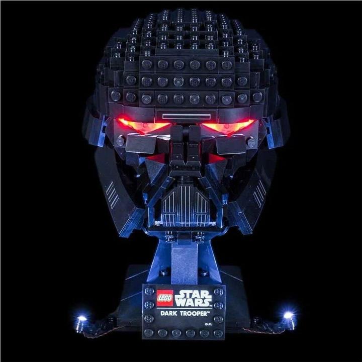 Actual product image Light my bricks LED Light Set for LEGO Star Wars Dark Trooper Helmet