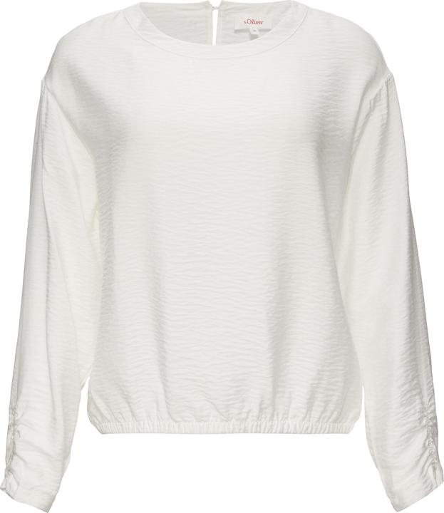 Produktbild S.Oliver Bluse Viskose-Bluse mit elastischem Saum (48)