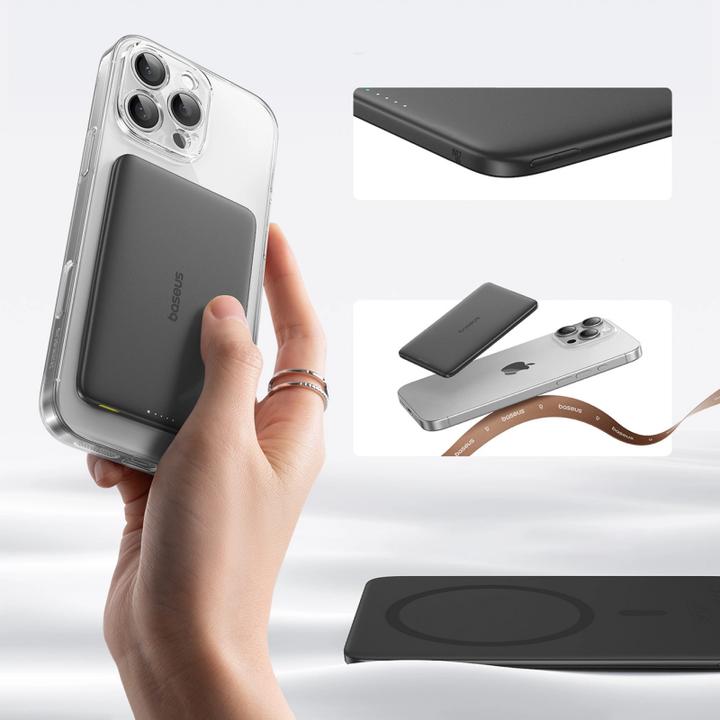 Produktbild Baseus PicoGo AM41, 5000mAh, 20W, PD + FQI, Black (5000 mAh, 20 W)