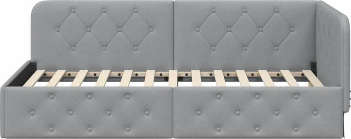 Image du produit vidaXL Eckbettgestell (90 x 190 cm)