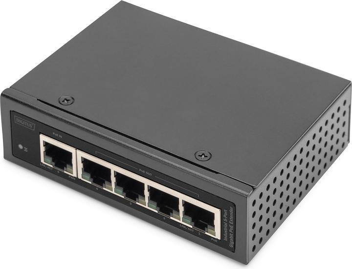 Immagine prodotto Digitus Extender industriale 5 porte Gigabit PoE (5 porte)