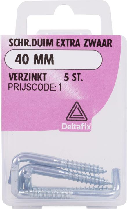 Produktbild Deltafix Schraubhaken extra schwer 40 mm