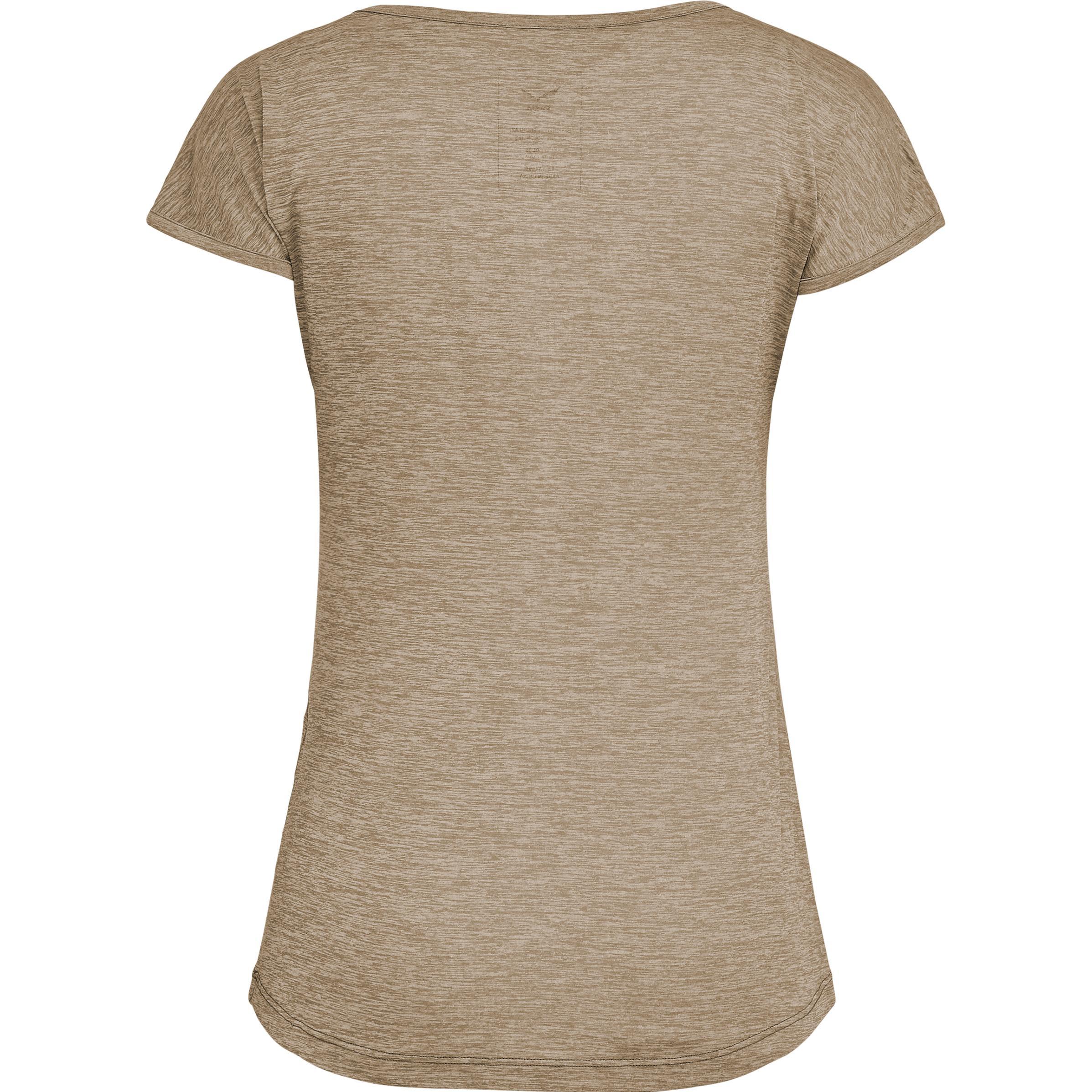 Thumbnail - Salewa, Damen, Funktionsshirt, Puez Melange Dry'Ton T-Shirt Da (38, M), Beige, 38, M