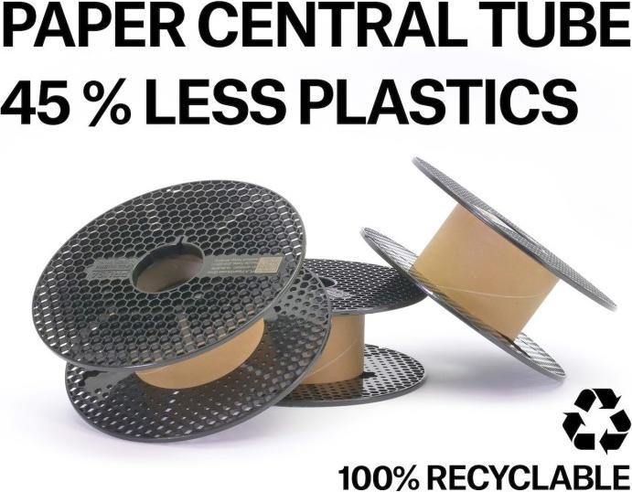 Actual product image Prusa Prusament PETG Recycled 2kg (PETG, 1.75 mm, 2000 g, Black)