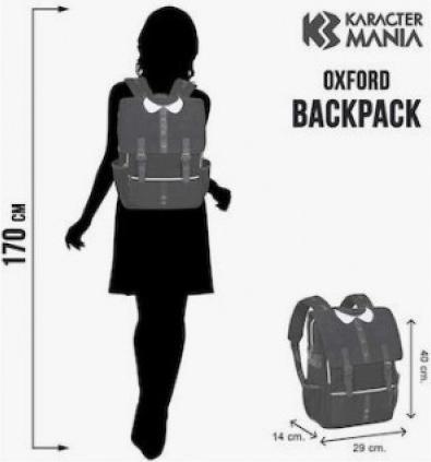 Immagine prodotto Karactermania MERCREDI - Uniforme Oxford - Sac à Dos '29x40x14cm'