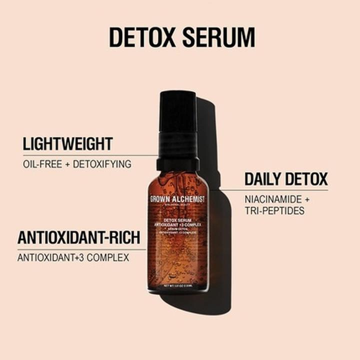 Actual product image Grown Alchemist GROWN Beauty - Detox Serum: Antioxidant +3 Complex (30 ml)
