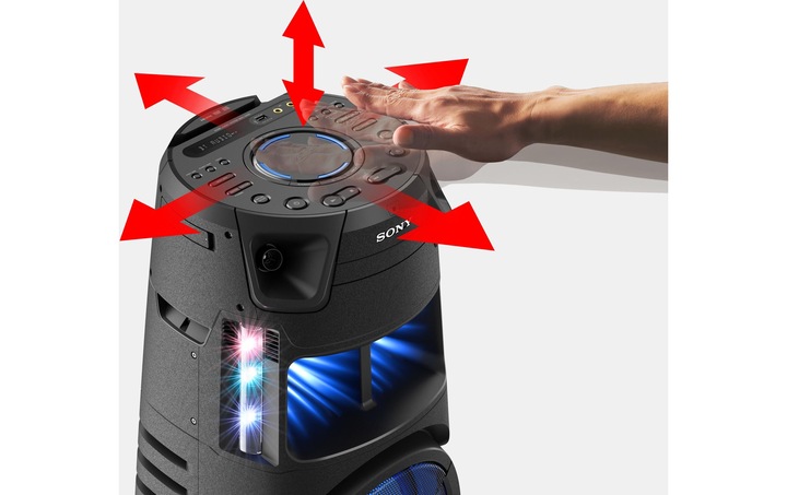 Actual product image Sony MHC-V43D (Electrical connection)
