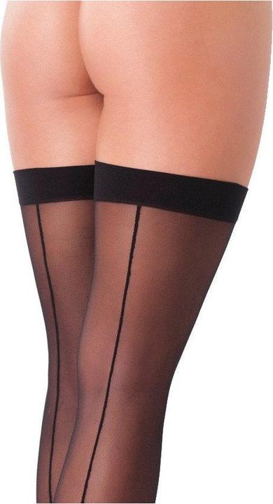 Produktbild Amorable by Rimba Strümpfe mit Naht - One Size - Schwarz (One Size)