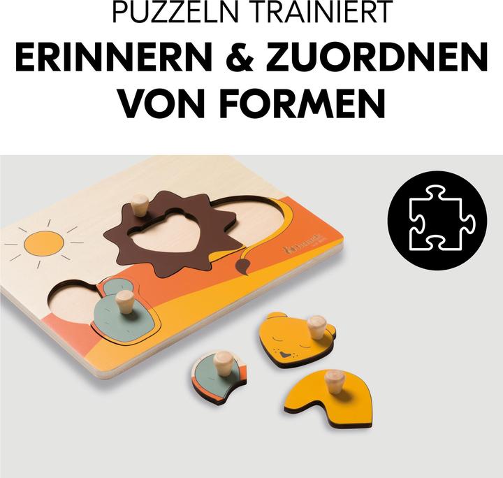 Actual product image Hauck Puzzle N Sort Lion