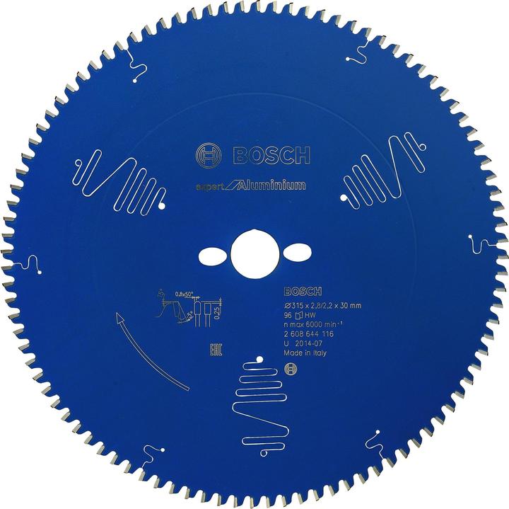 Produktbild Bosch Professional Zubehör Kreissägeblatt Expert for Aluminium, 315 x 30 x 2,8 mm, 96